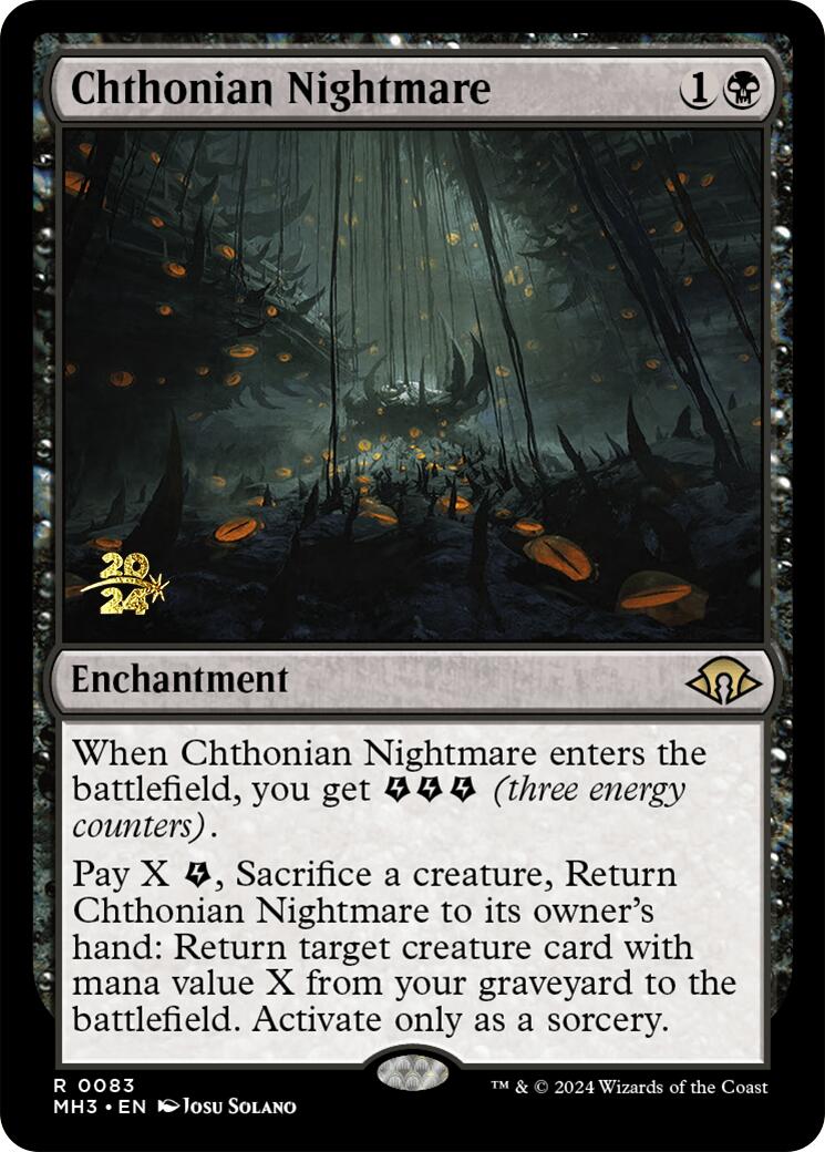 Chthonian Nightmare [Modern Horizons 3 Prerelease Promos] | Webway Games