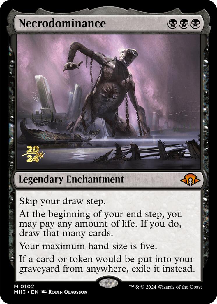 Necrodominance [Modern Horizons 3 Prerelease Promos] | Webway Games