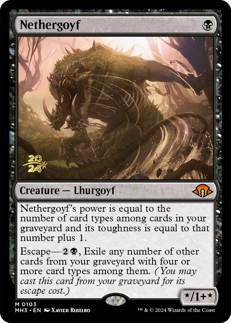 Nethergoyf [Modern Horizons 3 Prerelease Promos] | Webway Games