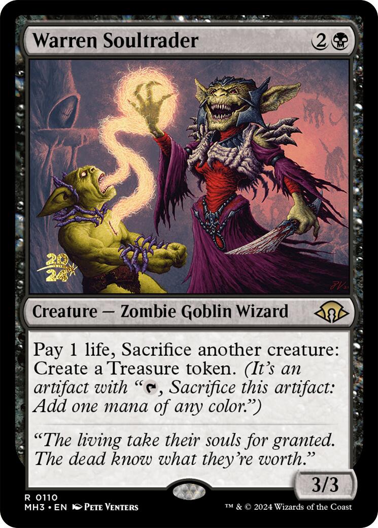 Warren Soultrader [Modern Horizons 3 Prerelease Promos] | Webway Games