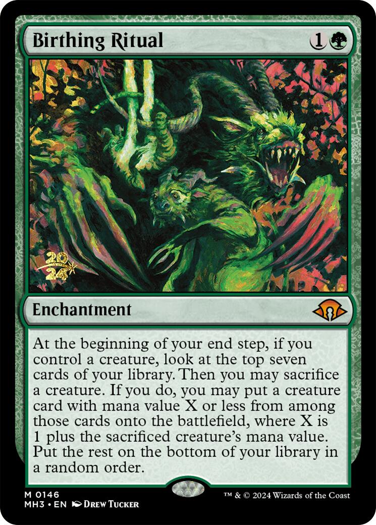 Birthing Ritual [Modern Horizons 3 Prerelease Promos] | Webway Games