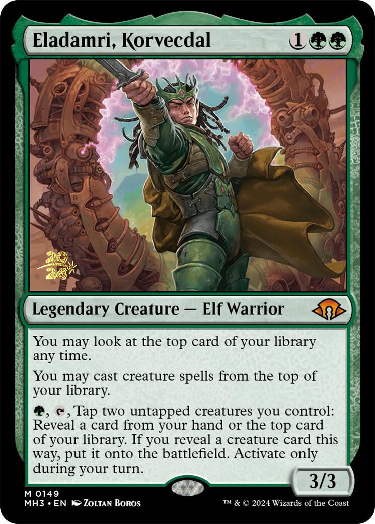 Eladamri, Korvecdal [Modern Horizons 3 Prerelease Promos] | Webway Games