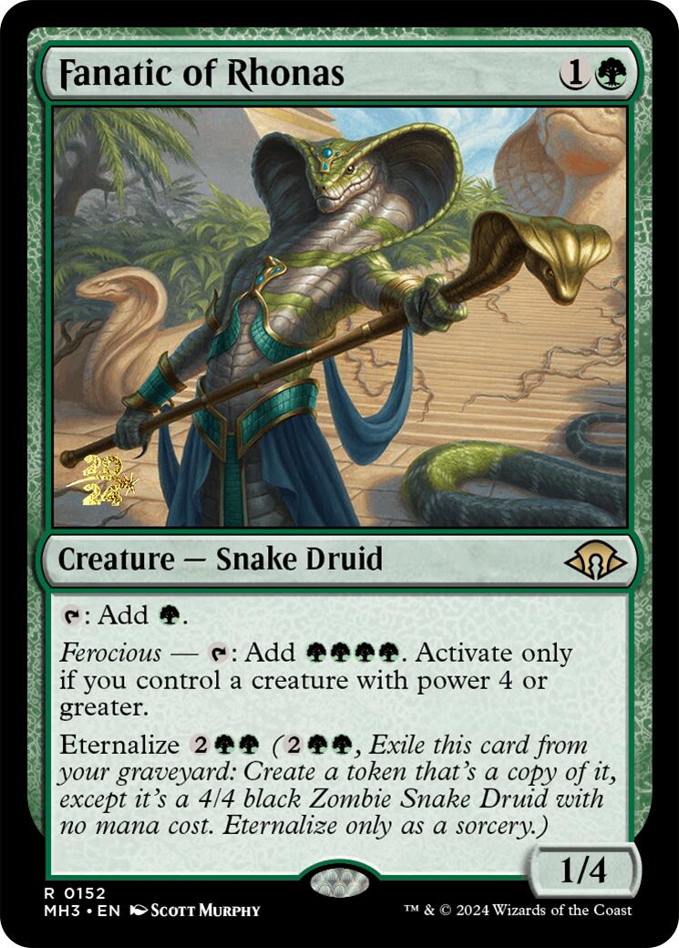 Fanatic of Rhonas [Modern Horizons 3 Prerelease Promos] | Webway Games