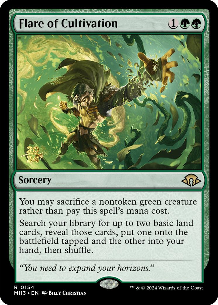 Flare of Cultivation [Modern Horizons 3 Prerelease Promos] | Webway Games