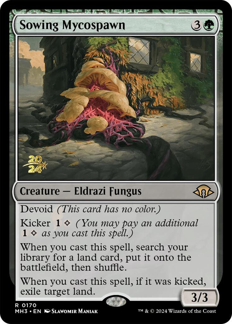 Sowing Mycospawn [Modern Horizons 3 Prerelease Promos] | Webway Games