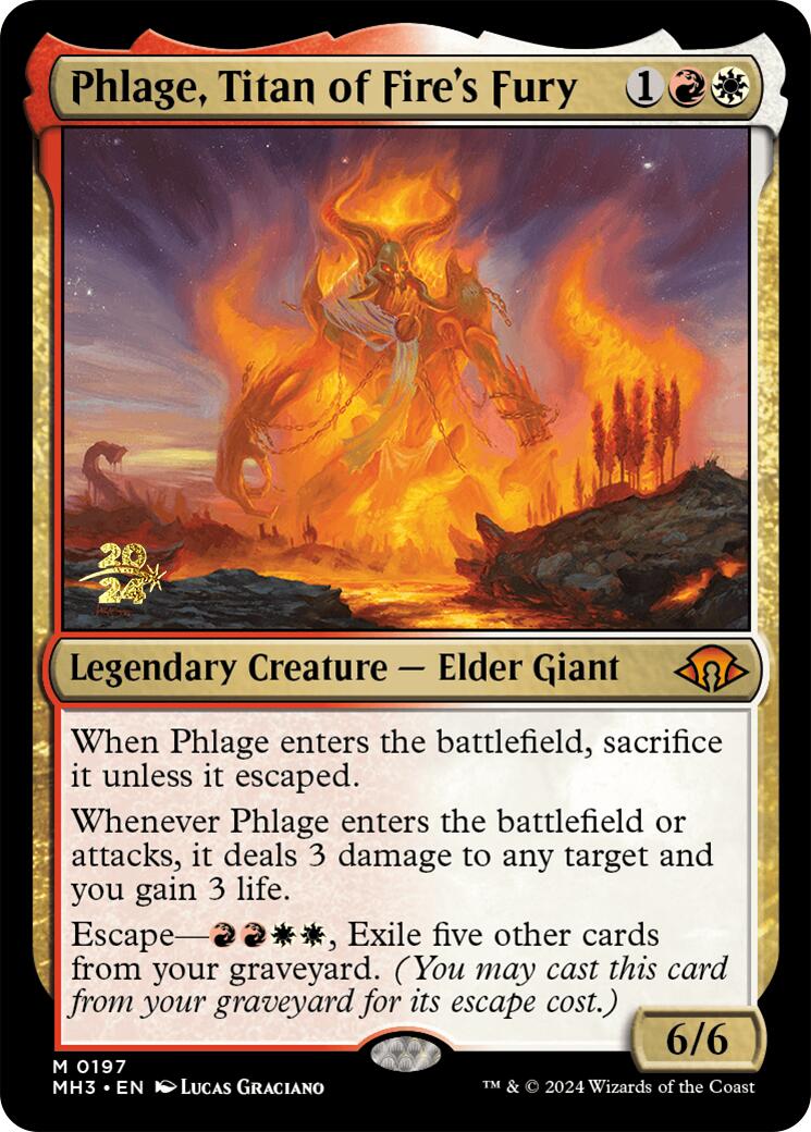 Phlage, Titan of Fire's Fury [Modern Horizons 3 Prerelease Promos] | Webway Games