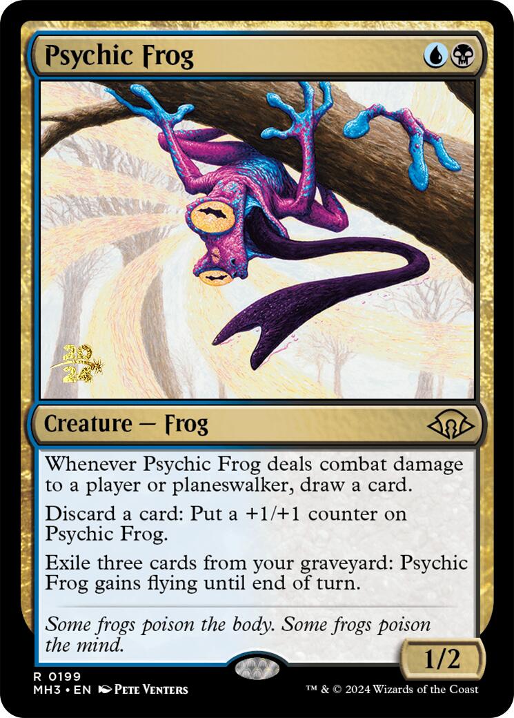 Psychic Frog [Modern Horizons 3 Prerelease Promos] | Webway Games