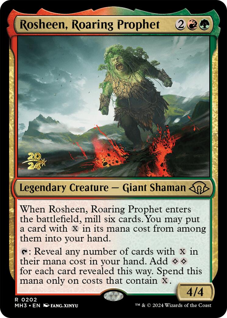 Rosheen, Roaring Prophet [Modern Horizons 3 Prerelease Promos] | Webway Games