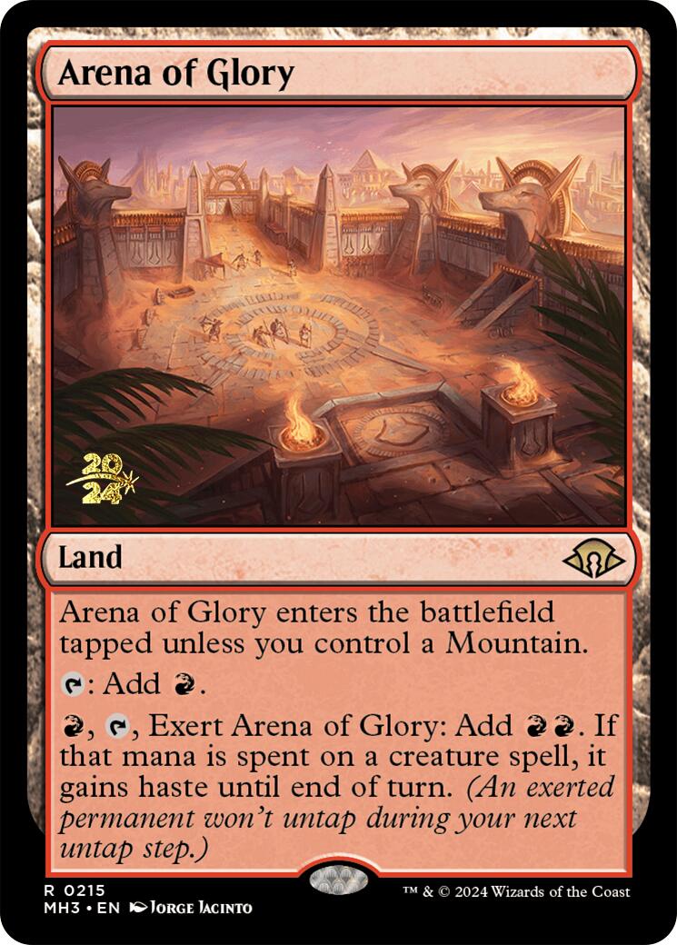 Arena of Glory [Modern Horizons 3 Prerelease Promos] | Webway Games