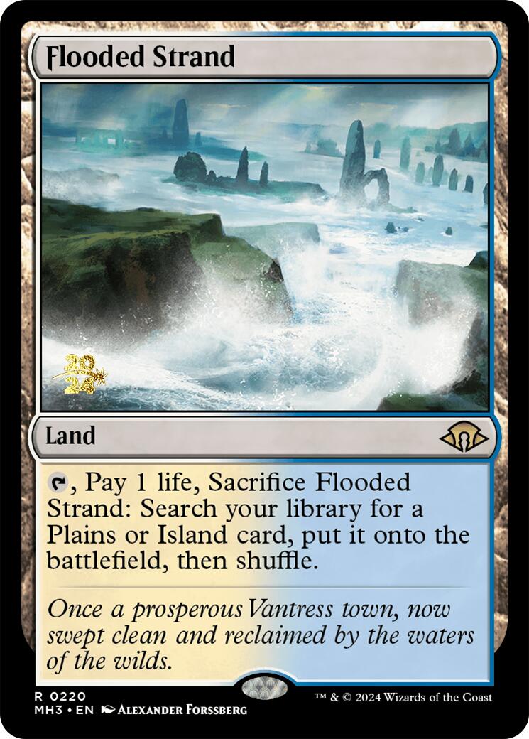 Flooded Strand [Modern Horizons 3 Prerelease Promos] | Webway Games