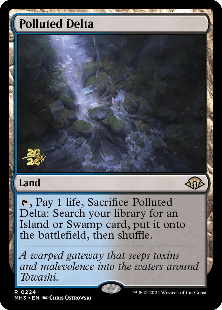 Polluted Delta [Modern Horizons 3 Prerelease Promos] | Webway Games