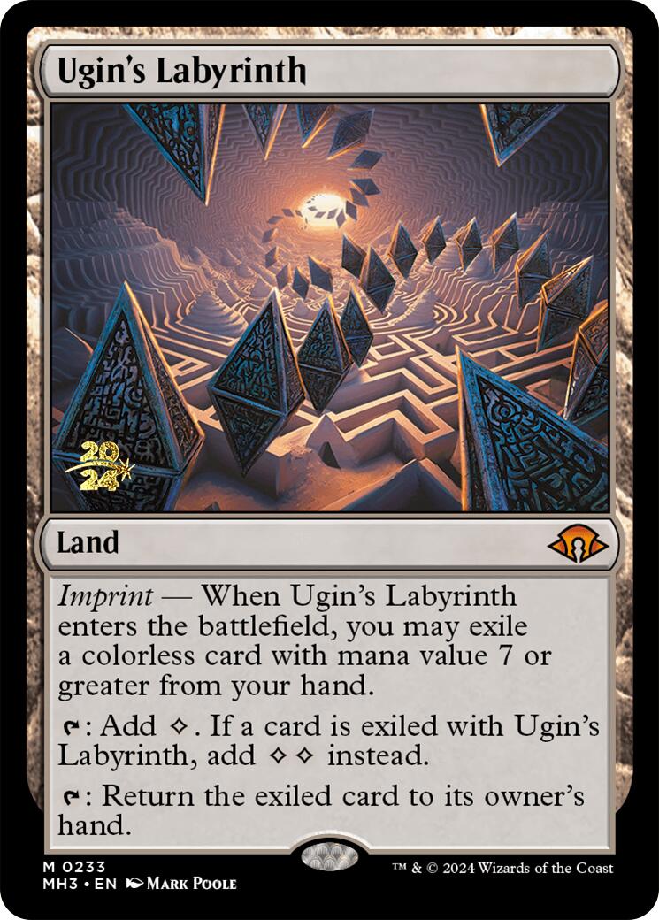 Ugin's Labyrinth [Modern Horizons 3 Prerelease Promos] | Webway Games