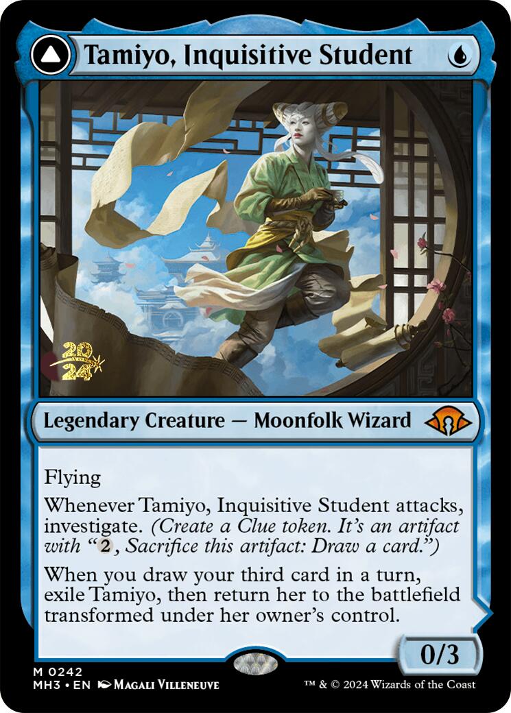 Tamiyo, Inquisitive Student [Modern Horizons 3 Prerelease Promos] | Webway Games