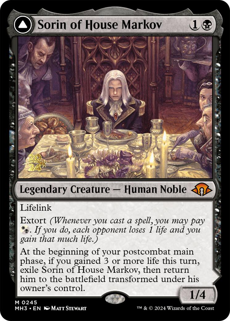 Sorin of House Markov [Modern Horizons 3 Prerelease Promos] | Webway Games