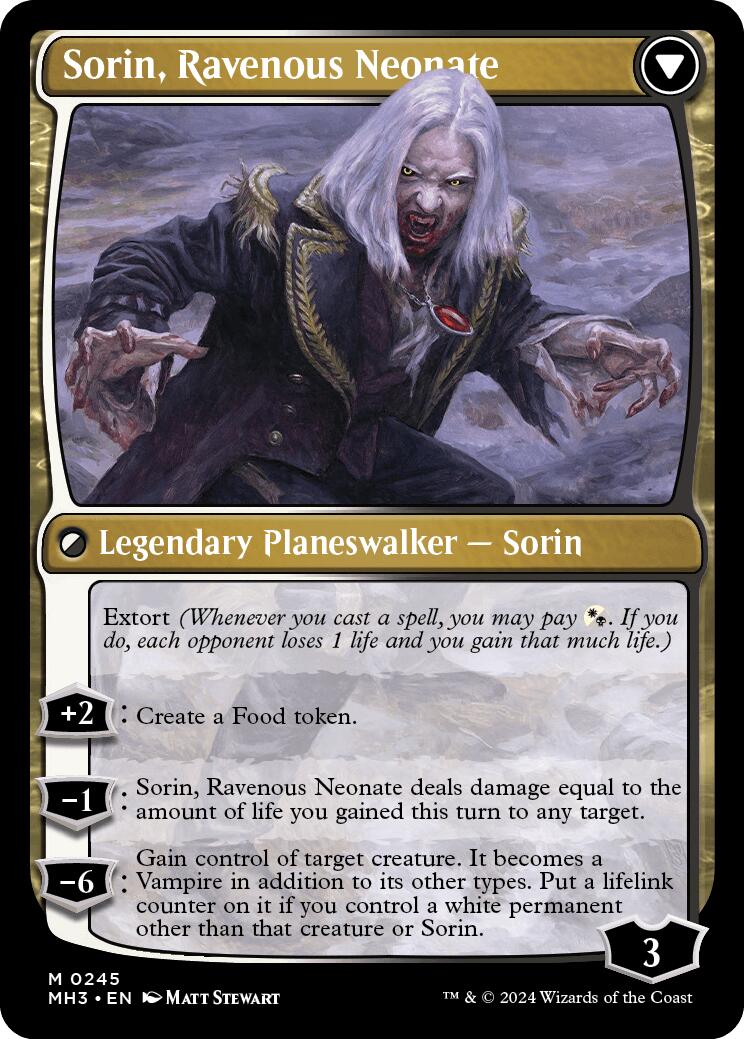 Sorin of House Markov [Modern Horizons 3 Prerelease Promos] | Webway Games