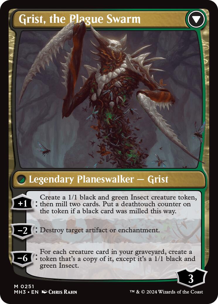 Grist, Voracious Larva [Modern Horizons 3 Prerelease Promos] | Webway Games