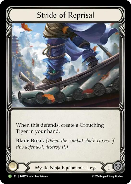 Stride of Reprisal [LGS273] (Promo)  Rainbow Foil | Webway Games