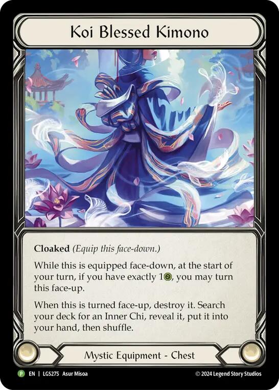 Koi Blessed Kimono [LGS275] (Promo)  Rainbow Foil | Webway Games