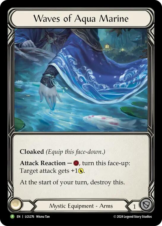 Waves of Aqua Marine [LGS276] (Promo)  Rainbow Foil | Webway Games