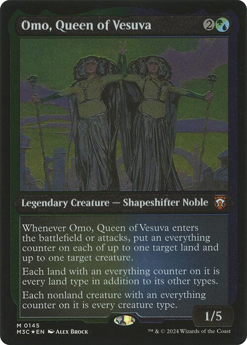 Omo, Queen of Vesuva (Display Commander) [Modern Horizons 3 Commander] | Webway Games