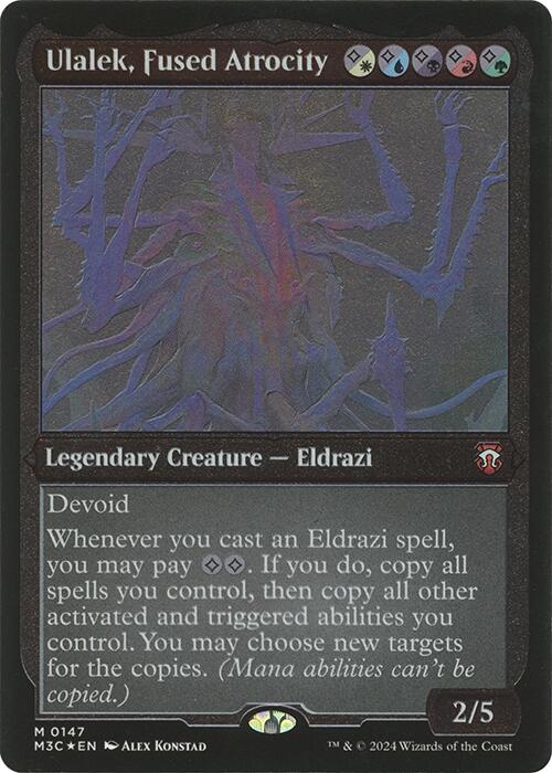 Ulalek, Fused Atrocity (Display Commander) [Modern Horizons 3 Commander] | Webway Games