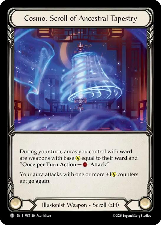 Cosmo, Scroll of Ancestral Tapestry // Beckoning Mistblade [MST130 // MST003] (Part the Mistveil) | Webway Games