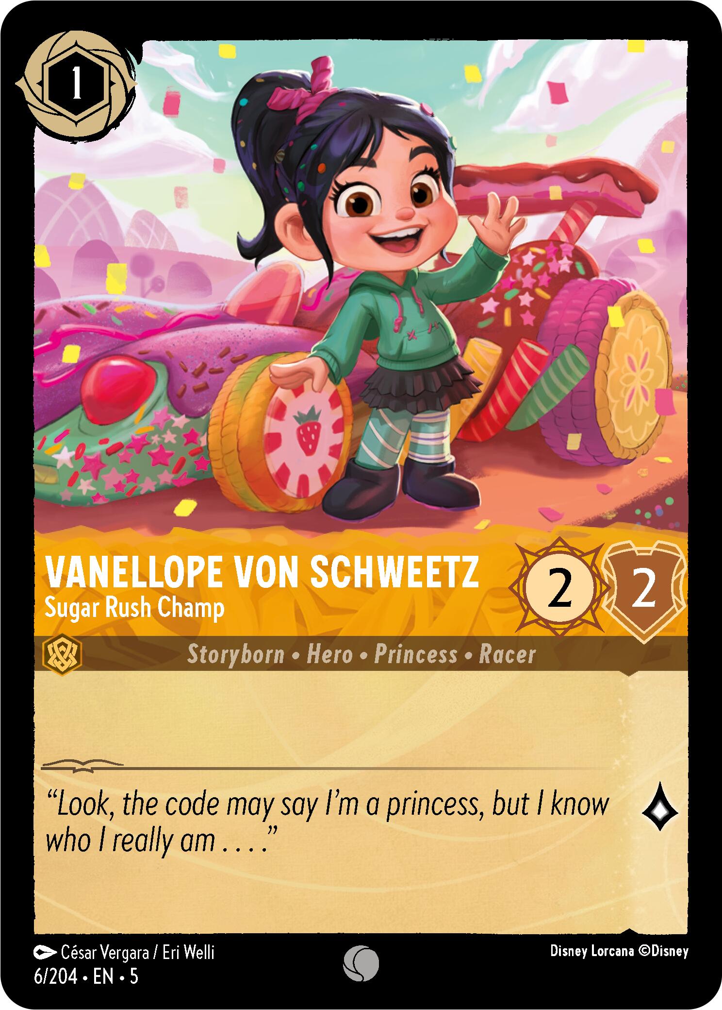 Vanellope von Schweetz - Sugar Rush Champ (6/204) [Shimmering Skies] | Webway Games