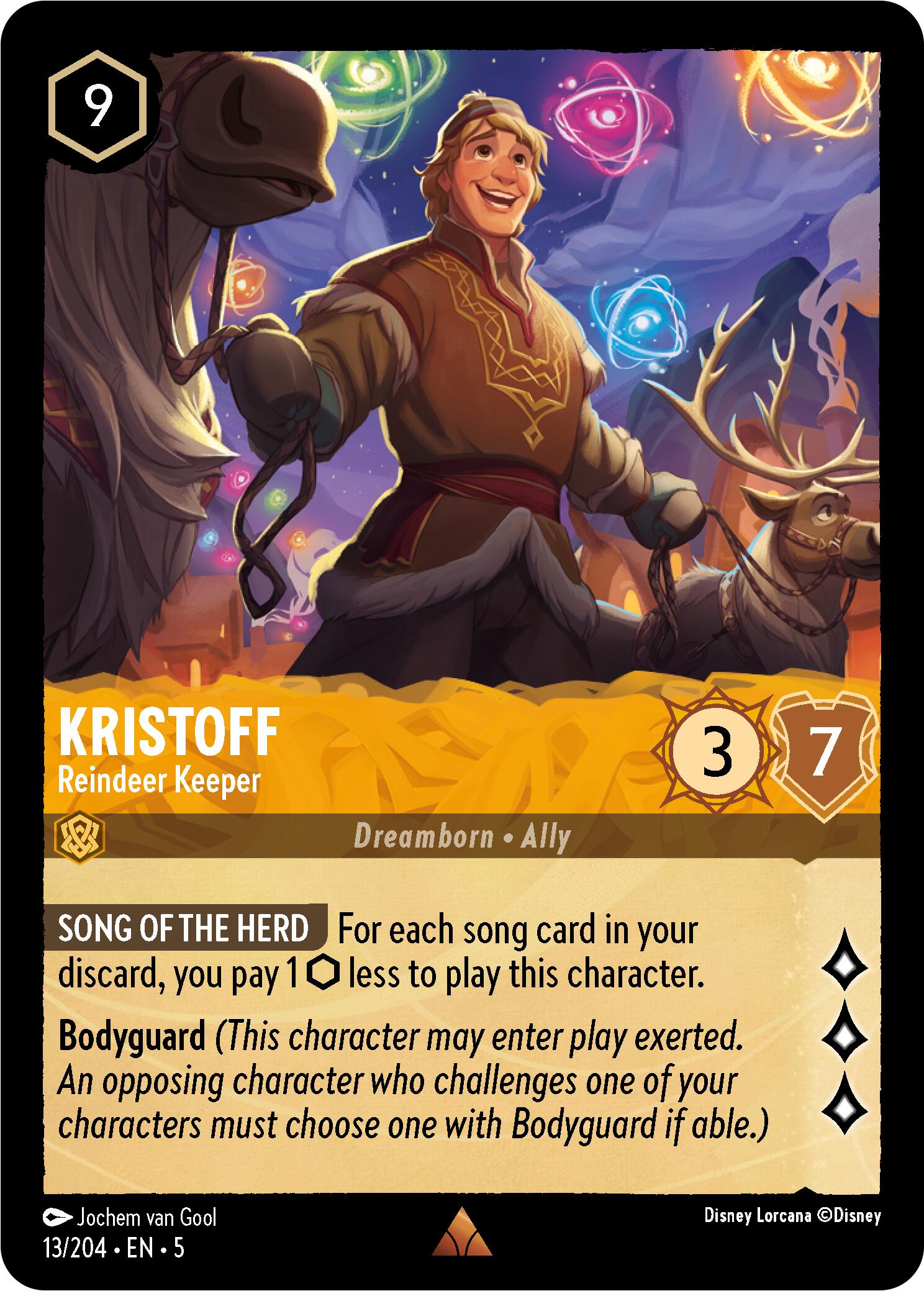 Kristoff - Reindeer Keeper (13/204) [Shimmering Skies] | Webway Games