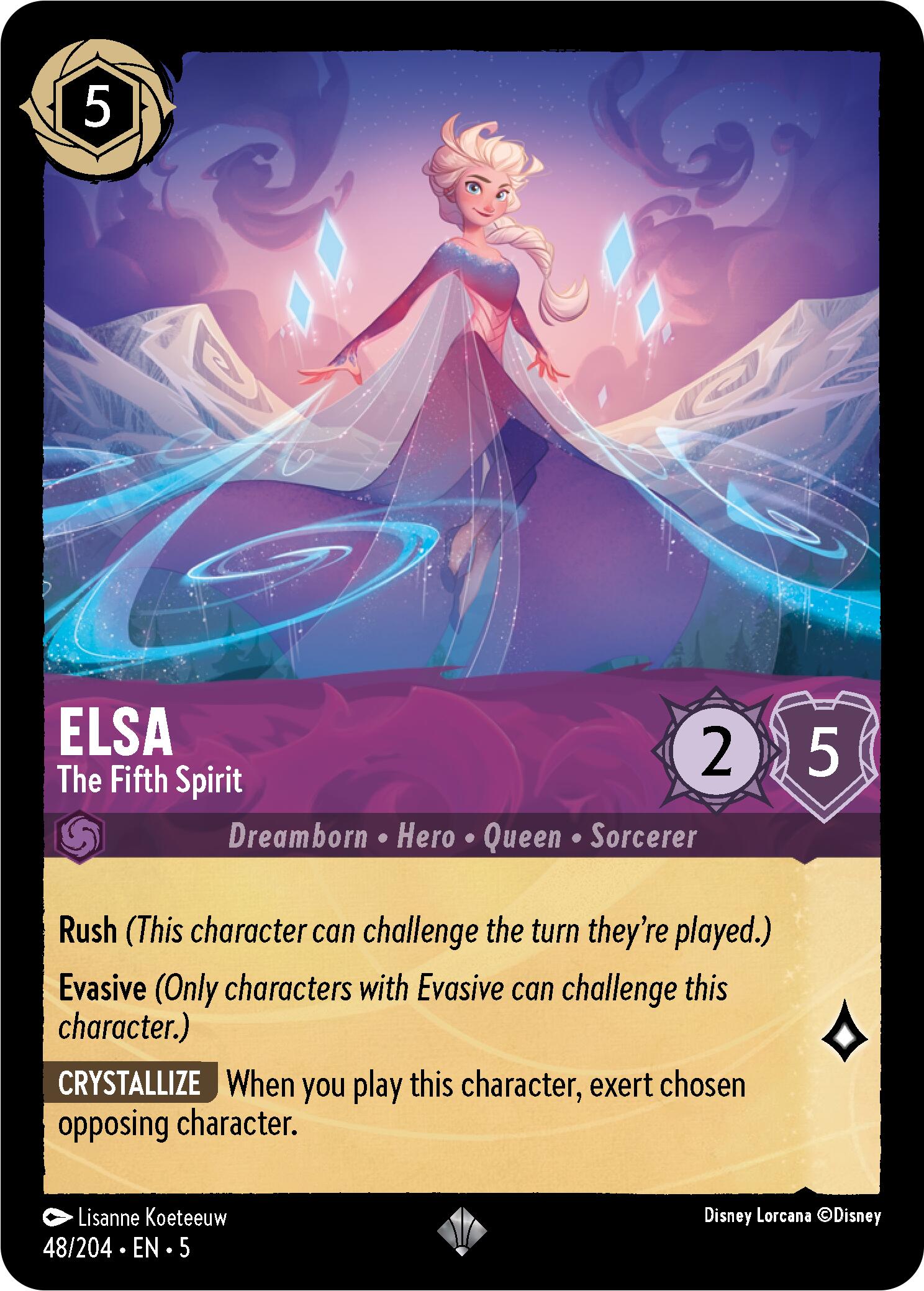 Elsa - The Fifth Spirit (48/204) [Shimmering Skies] | Webway Games