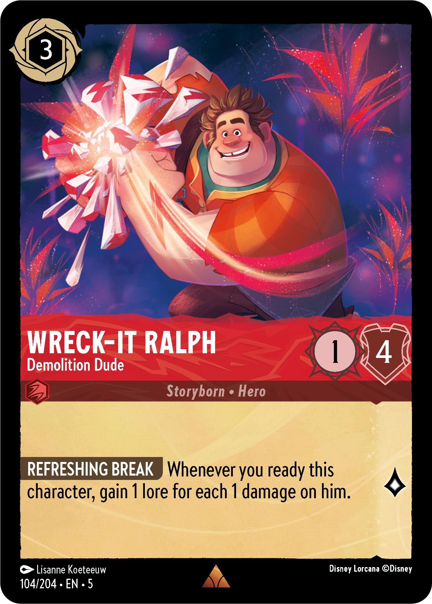 Wreck-It Ralph - Demolition Dude (104/204) [Shimmering Skies] | Webway Games