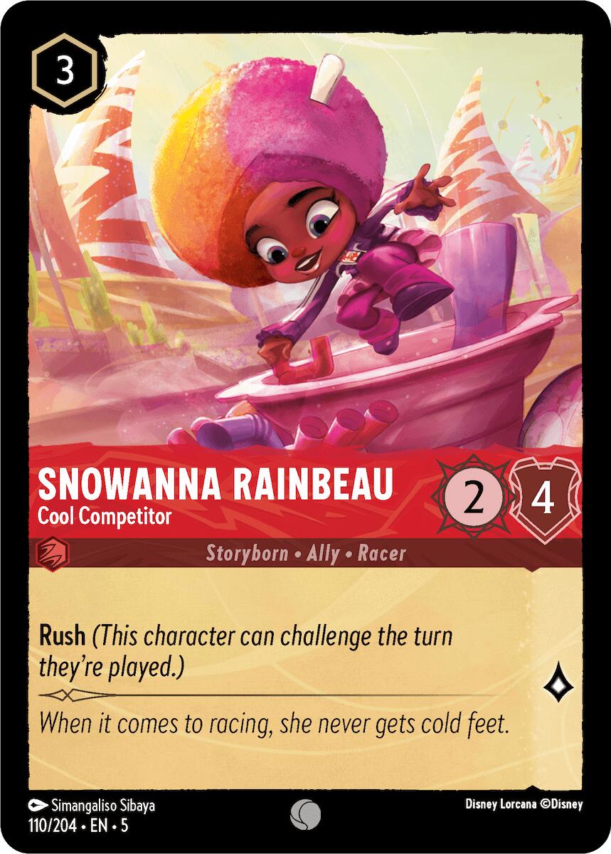 Snowanna Rainbeau - Cool Competitor (110/204) [Shimmering Skies] | Webway Games