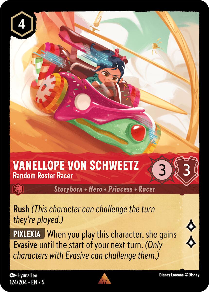Vanellope von Schweetz - Random Roster Racer (124/204) [Shimmering Skies] | Webway Games