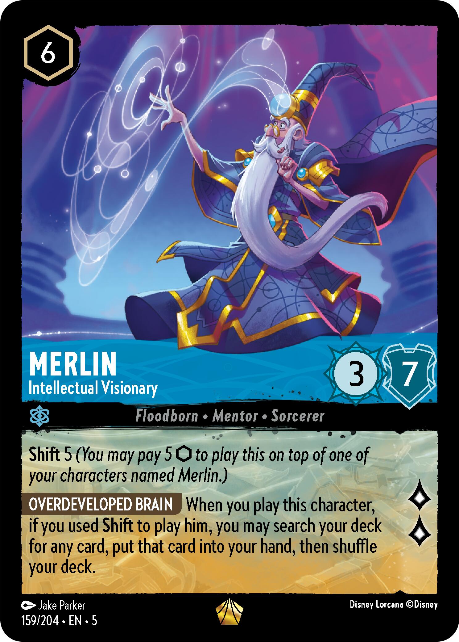 Merlin - Intellectual Visionary (159/204) [Shimmering Skies] | Webway Games