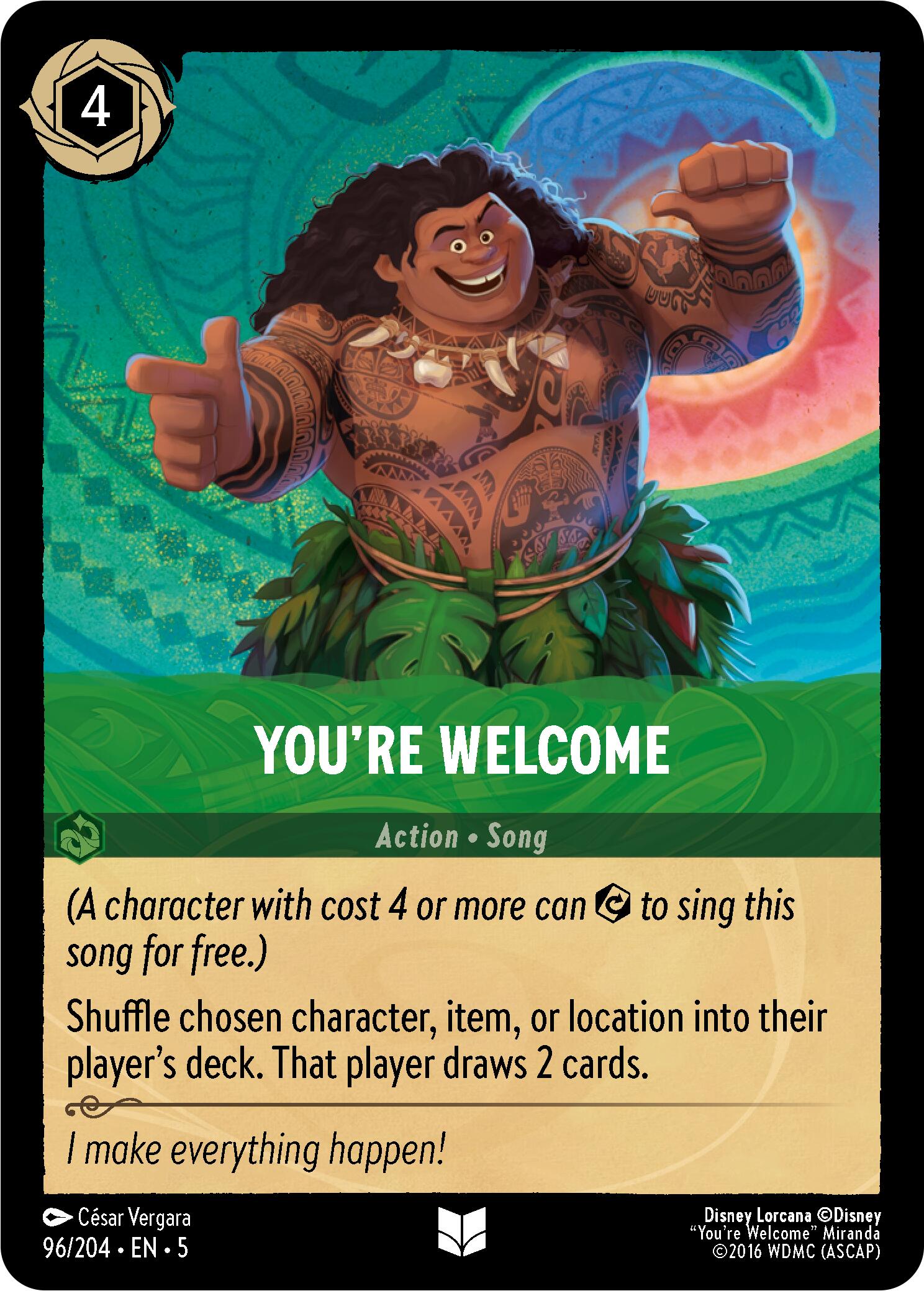 You're Welcome (96/204) [Shimmering Skies] | Webway Games