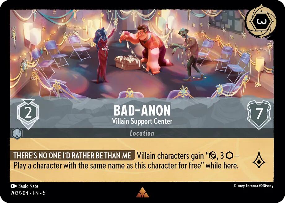 Bad-Anon - Villain Support Center (203/204) [Shimmering Skies] | Webway Games