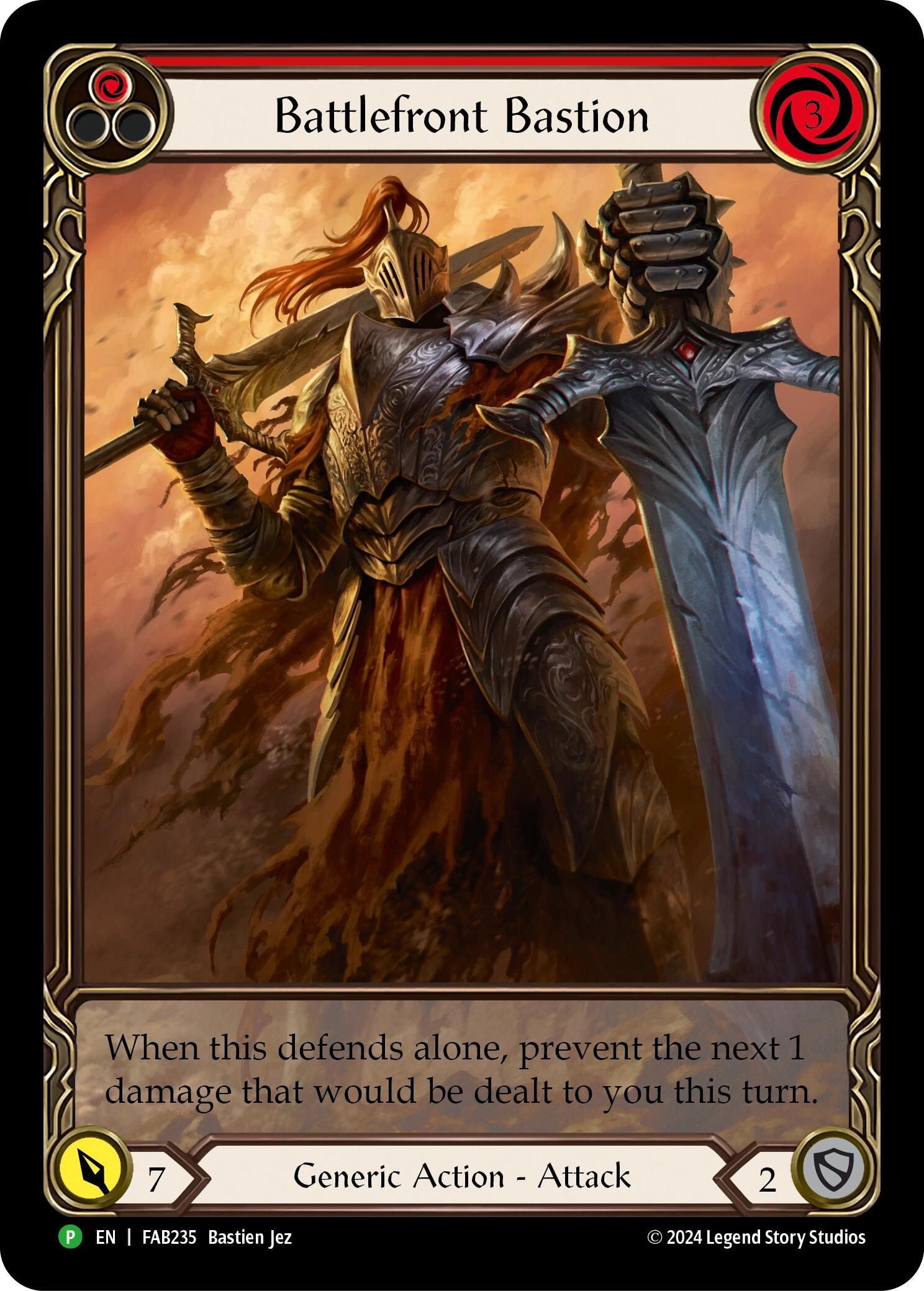 Battlefront Bastion [FAB235] (Promo)  Rainbow Foil | Webway Games
