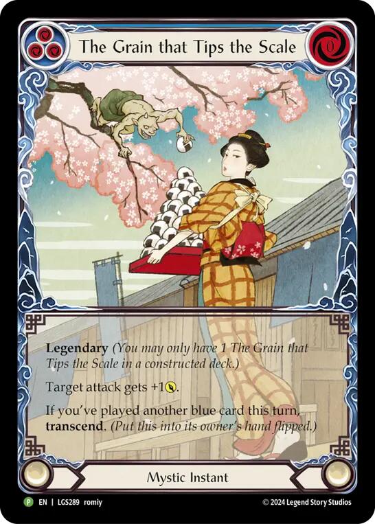 The Grain that Tips the Scale // Inner Chi [LGS289] (Promo)  Rainbow Foil | Webway Games