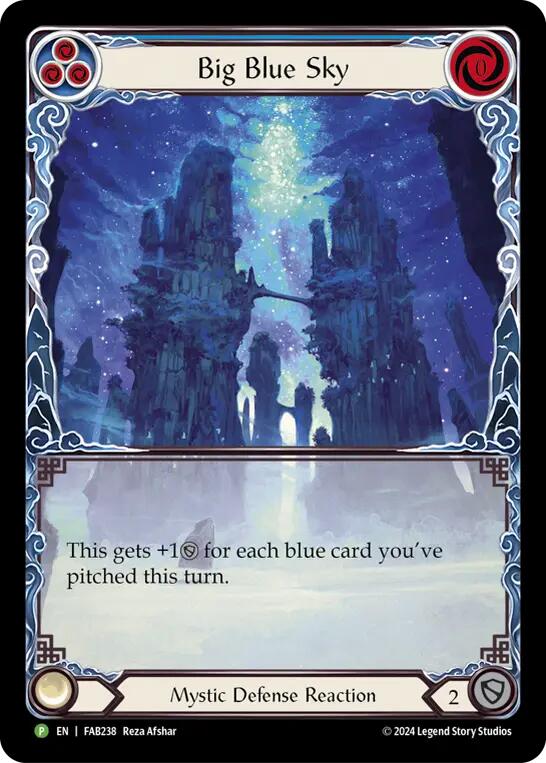 Big Blue Sky [MST086] (Promo)  Rainbow Foil | Webway Games