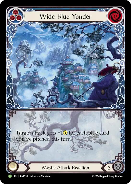 Wide Blue Yonder [FAB239] (Promo)  Rainbow Foil | Webway Games