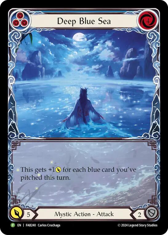 Deep Blue Sea [FAB240] (Promo)  Rainbow Foil | Webway Games
