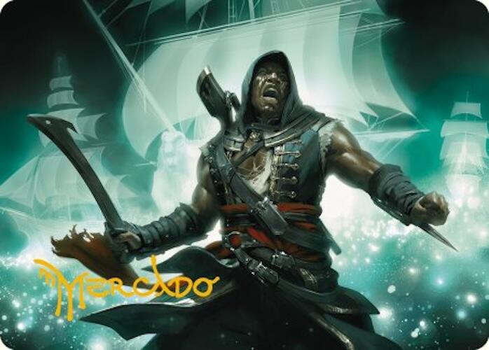 Adewale, Breaker of Chains Art Card (Gold-Stamped Signature) [Assassin's Creed Art Series] | Webway Games