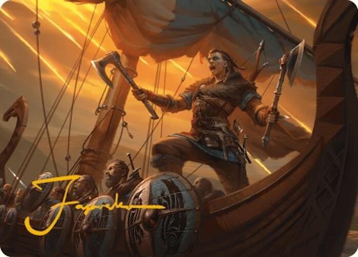 Eivor, Battle-Ready Art Card (Gold-Stamped Signature) [Assassin's Creed Art Series] | Webway Games