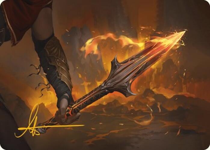 The Spear of Leonidas Art Card (Gold-Stamped Signature) [Assassin's Creed Art Series] | Webway Games