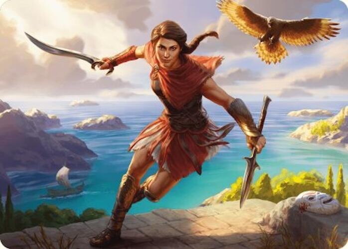 Kassandra, Eagle Bearer Art Card [Assassin's Creed Art Series] | Webway Games