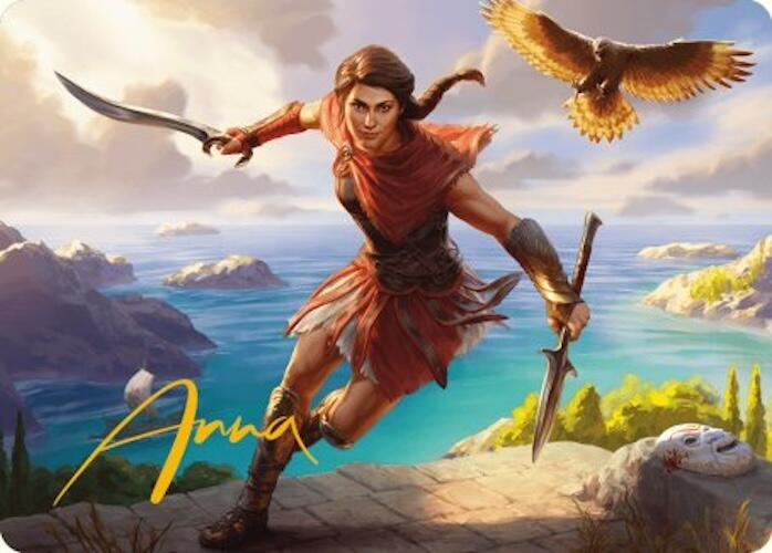 Kassandra, Eagle Bearer Art Card (Gold-Stamped Signature) [Assassin's Creed Art Series] | Webway Games