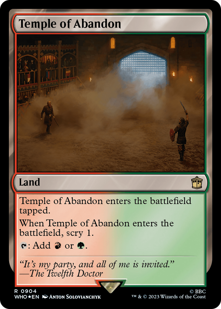 Temple of Abandon (Surge Foil) [Doctor Who] | Webway Games