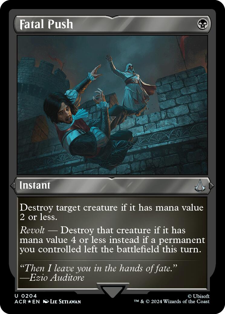 Fatal Push (Foil Etched) [Assassin's Creed] | Webway Games