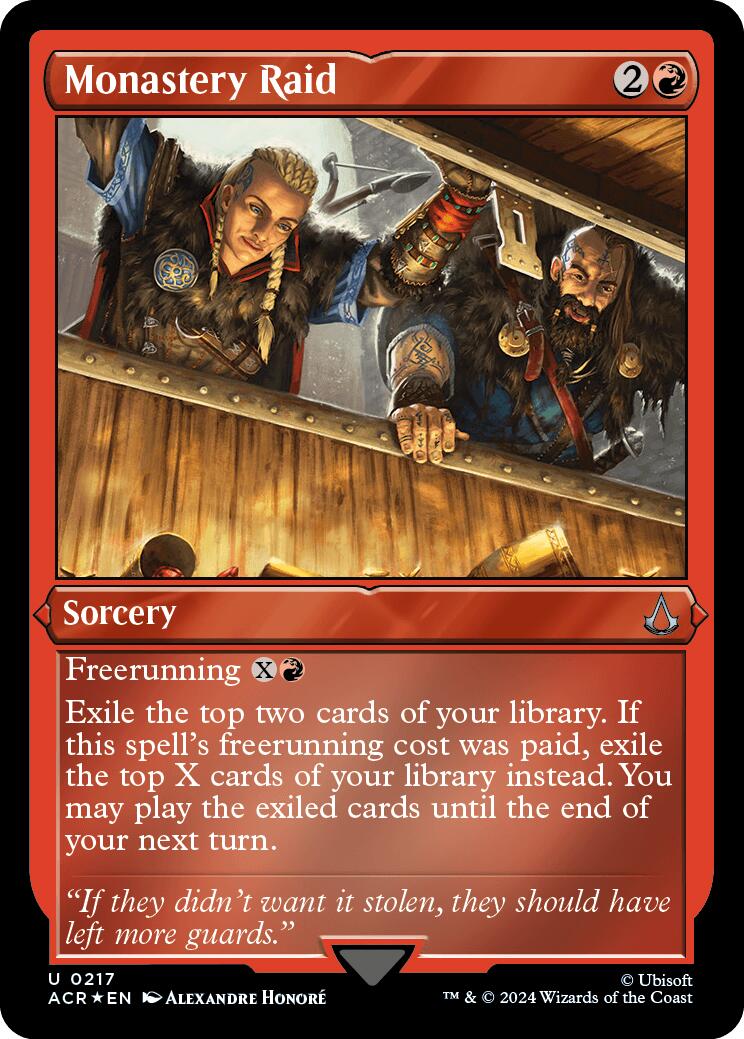 Monastery Raid (Foil Etched) [Assassin's Creed] | Webway Games