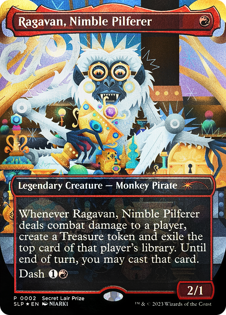 Ragavan, Nimble Pilferer (Borderless) [Secret Lair Showdown] | Webway Games