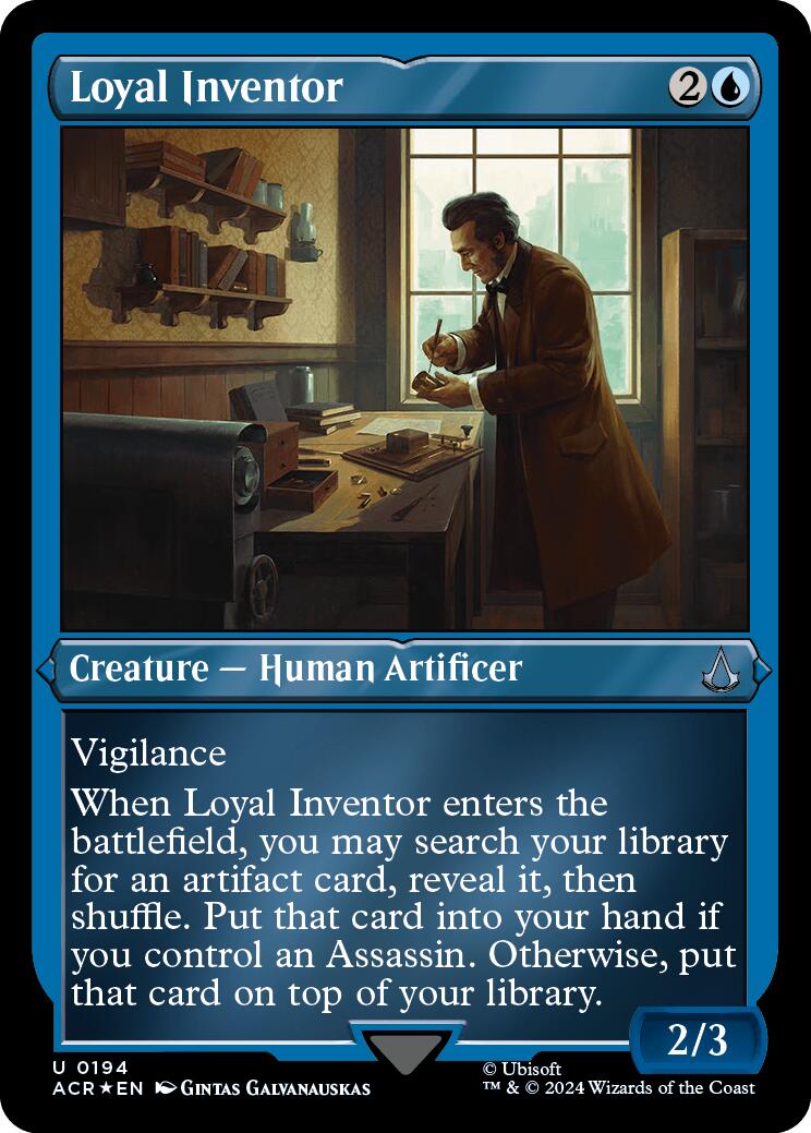 Loyal Inventor (Foil Etched) [Assassin's Creed] | Webway Games